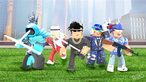 Artstation Roblox Thumbnails Featuring Some Famous Robloxians