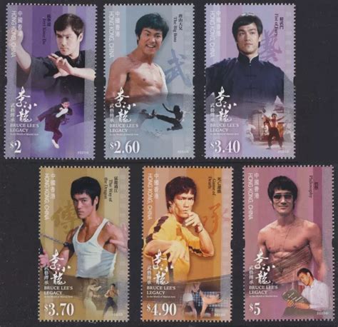 Hong Kong 2020 Bruce Lees Legacy In Martial Arts 李小龍 Set 6 Mnh £864 Picclick Uk