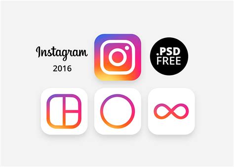 New Instagram 2016 Icon Free Psd Download Psd