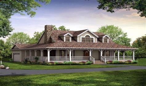 12 One Story Floor Plans With Wrap Around Porch To Get You In The