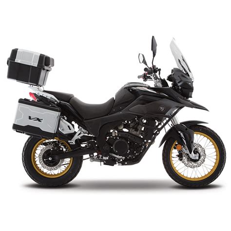 Motometa Detalles Motocicleta Italika Vx250 Adventure Negro Gris 2021