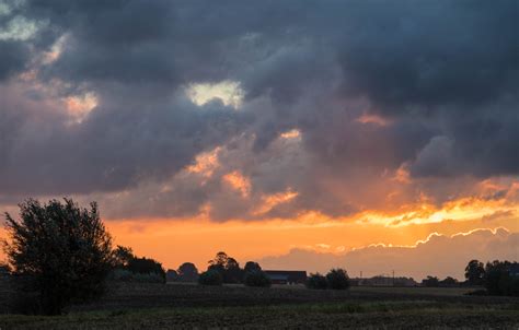 Papel De Parede Luz Solar Panorama Pôr Do Sol Natureza Céu Campo