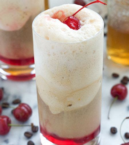 Cherry Vanilla And Salted Caramel Affogatos Ice Cream Floats Recipe