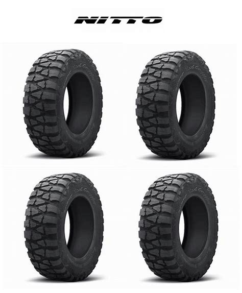 4 Nitto Mud Grappler Trucksuv Tires 35x1250r20lt 10 Ply Tire