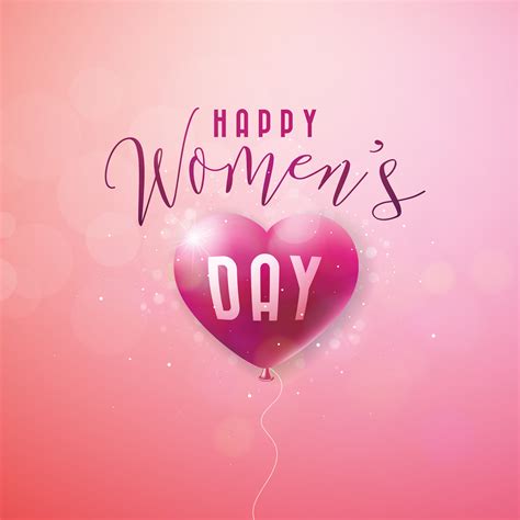 Happy Womens Day Greeting Card Vector Art At Vecteezy