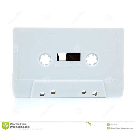white blank cassette  white stock image image  background aged
