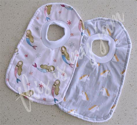 Handmade Pullover Baby Bibs In A Range Of Fabrics For Boys And Girls