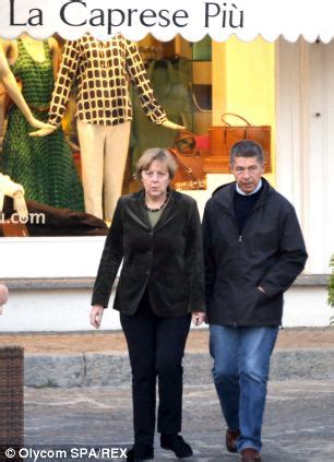 We ask you to sign the attached confirmations and in particular to end your trust and that of your husband in julius baer, guernsey. Angela Merkel and husband Jaochim Sauer take a break in ...