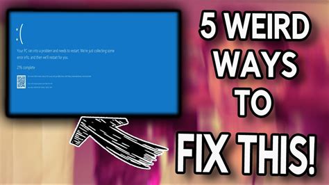 How To Fix A Blue Screen On Windows 10 Youtube