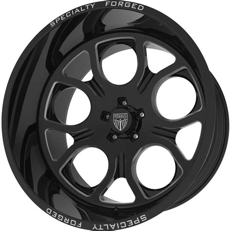 Specialty Forged C709 24x16 103 Black Milled C709 2416 5x500 Bm