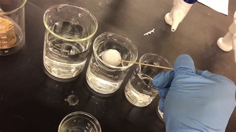 turning liquid into nylon satisfying science experiment its like magic youtube
