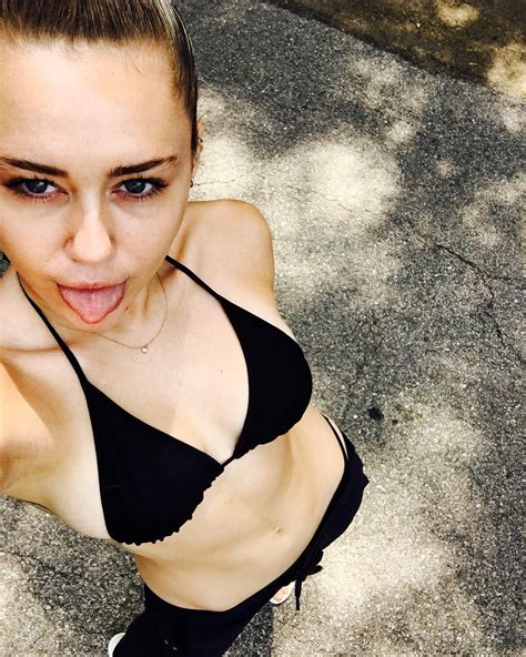 Miley Cyrus In Bikini Instagram GotCeleb