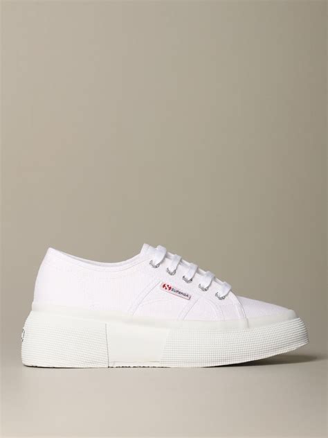 Superga Outlet Sneakers For Woman White Superga Sneakers S00dqs0