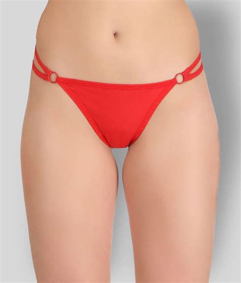 buy selfcare multicolor cotton solid women s thongs pack of 4 online at best price in