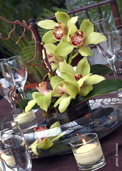 Simple Yet Beautiful Orchid Centrepiece By Designing Trendz Orchid