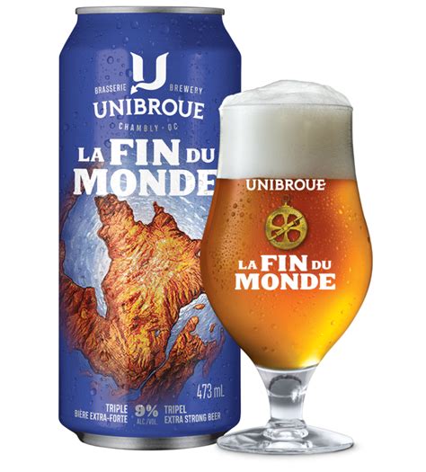 Unibroue La Fin Du Monde Strong Triple Blonde Beer Unibroue