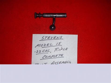 Stevens Model 15 22 Cal Rifle Bolt Assembly For Sale At Gunauction