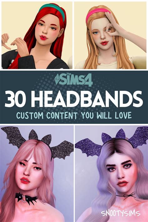 30 Sims 4 Headband Cc That You Will Love Sims 4 Sims Free Sims 4