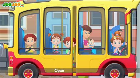 Wheels On The Bus Nursery Rhymes For Kids And Toddlers Joejoe Tv