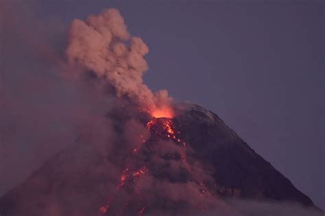 Philippine Mayon Volcanos Increased Activity Raises Chance Of Eruption