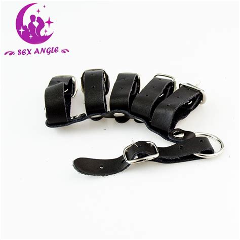 Hot Sale Pu Leather Penis Cock Ball Harness Rubber Stretcher Rings Penis Rings Delay Rings Cock