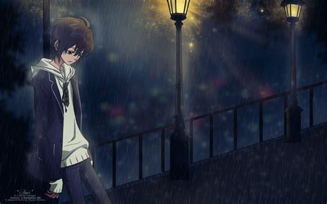 Depressed Anime Boy Wallpapers Wallpaper Cave