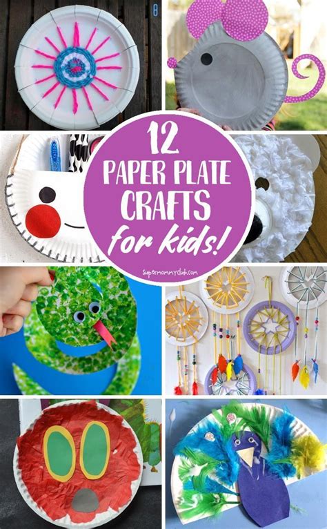12 Super Easy Paper Plate Crafts For Kids Of All Ages To Enjoy Paper