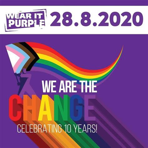 Wear It Purple Day 2020 Wear It Purple Day Core Beliefs Wearing Purple