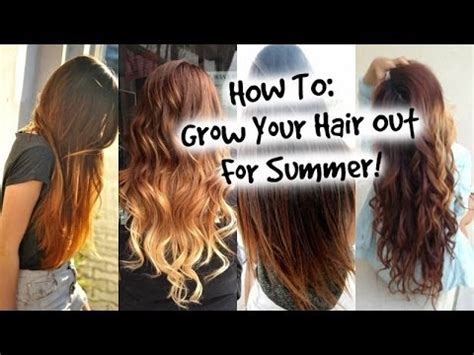 If your hair is curly or coarse, you're not going to achieve a wispy look. How To: Grow Your Hair Out For Summer! - YouTube