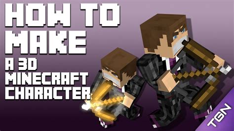 Tutorial How To Make A 3d Minecraft Character Weedlion Pack Cinema