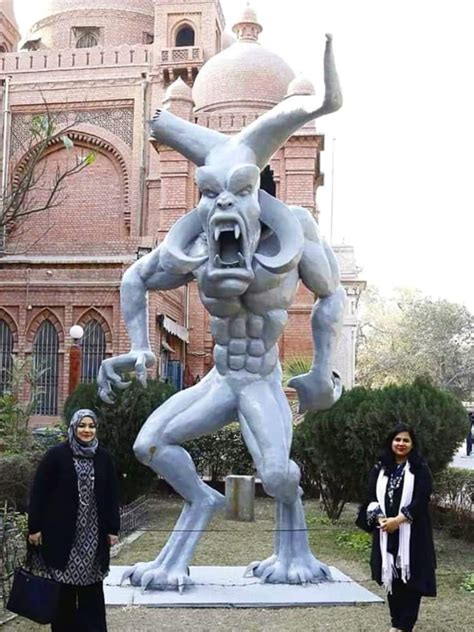 Satanic Statue Removed From Lahore Museum After Outcry Lens