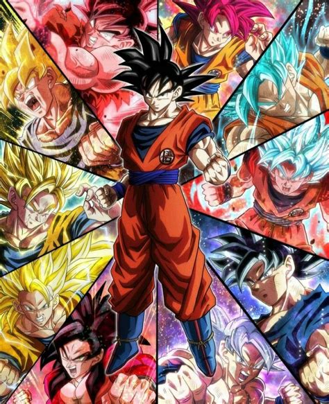 Top 117 Imágenes De Todas Las Transformaciones De Goku