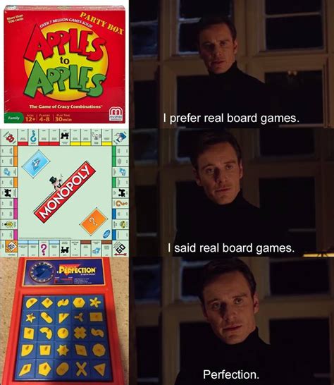 megneto likes real board games perfection know your meme