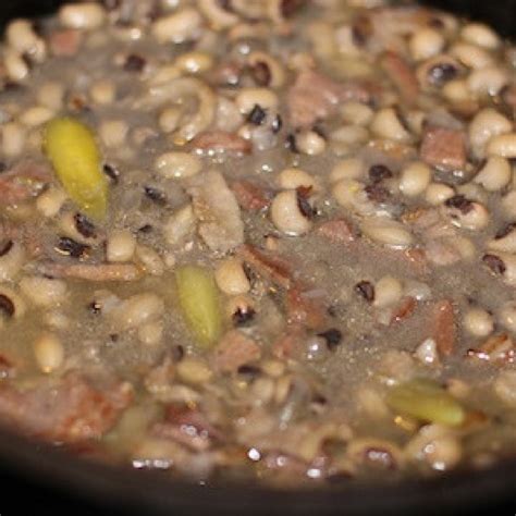 Bake for 60 minutes or until crust is golden brown. Black Eyed Peas - Good Luck Beans | Recipe | Soul food, Food, Recipes