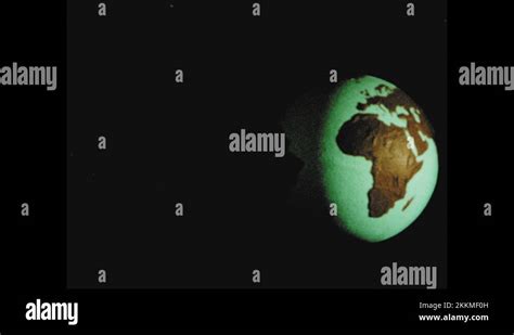 1960s Earth Rotates View Of Stars Stock Video Footage Alamy