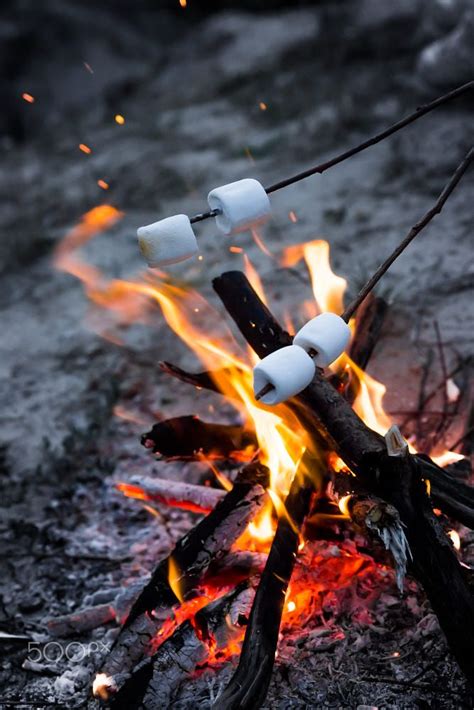 Marshmallows Roast On Bonfire In The Evening By Oleksiy Boyko 500px