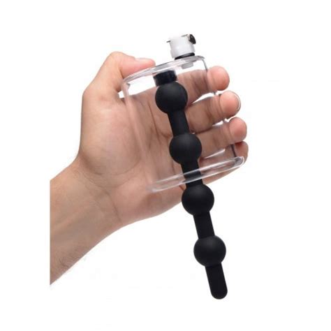 Tom Of Finland Anal Pump Cylinder Attachment With Beaded Silicone