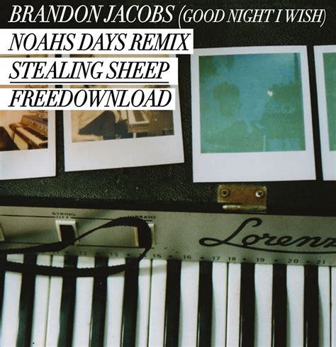 GOODNIGHT I WISH - NOAHS DAYS REMIX | BRANDON JACOBS/STEALING SHEEP | stealing sheep