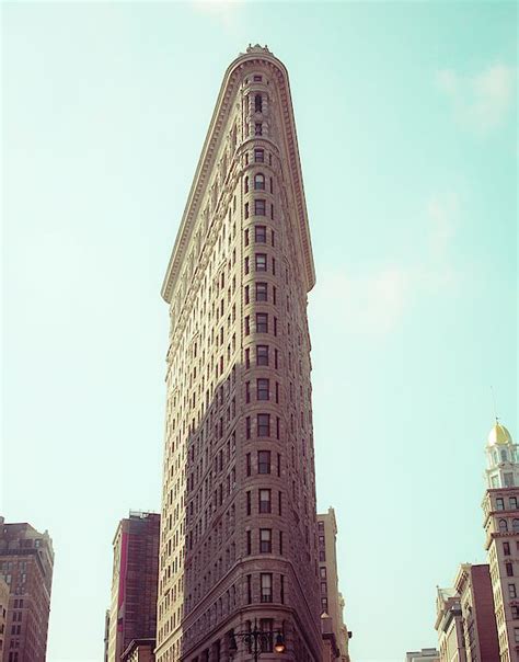 The Flatiron Building Built In 1902 In Manhattan Near 5th Avenue And