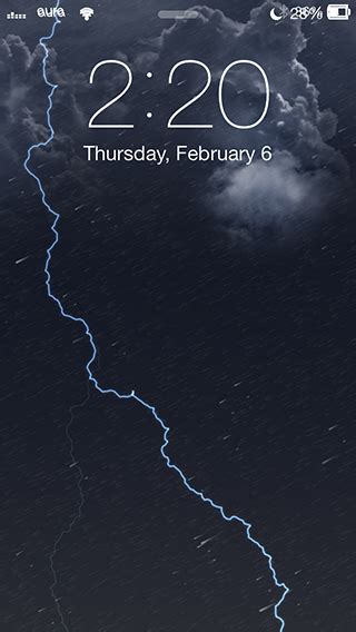 Weatherboard Ios 7 Theme For Weather Based Animated Wallpapers