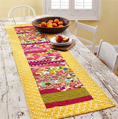 Quilted Table Runners Pattern 2 The Funky Stitch