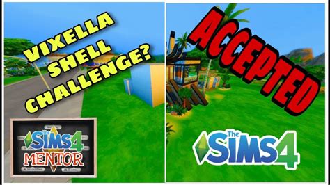 Vixella I Accept The Shell Challenge The Sims 4 Shell Challenge