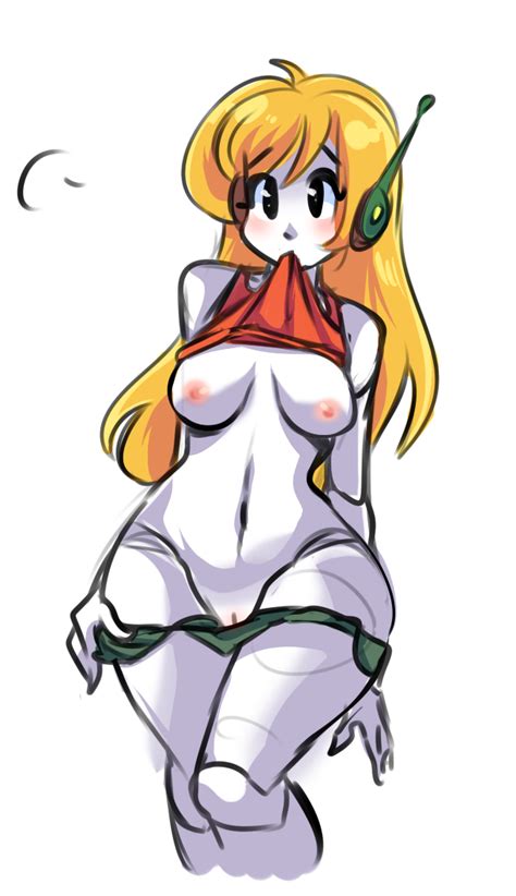 Rule 34 Android Blonde Hair Blush Breasts Cave Story Clothing Cropped