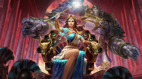 Hera Comes To Smite And She Can Turn You Into A Peacock Pcgamesn