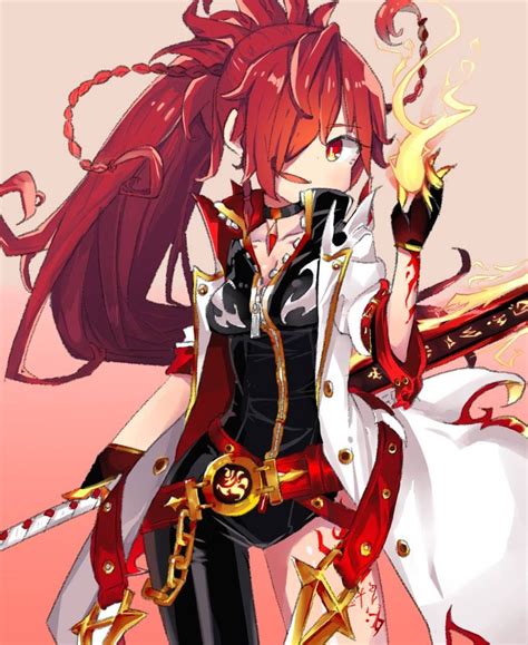 Pin By Leif Nyden On Elsword Elsword Red Hair Anime Characters Anime