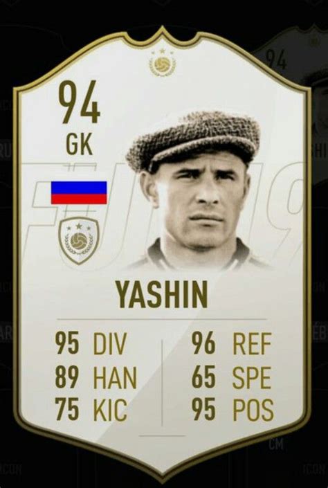 Pin by MJ on Lev Yashin | Fifa, Best football players, Fifa mobile