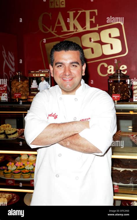 tlc s cake boss buddy valastro opens the cake boss cafe at discovery times square in nyc with