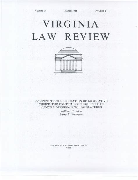PDF Constitutional Regulation Of Legislative Choice The Political Consequences Of Judicial