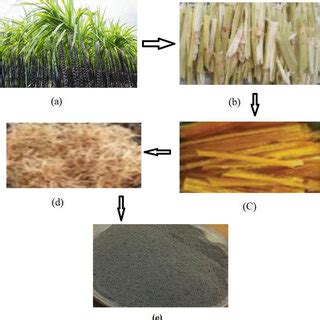 Process Flow Chart For Bagasse Ash A Raw Sugarcane B Processed