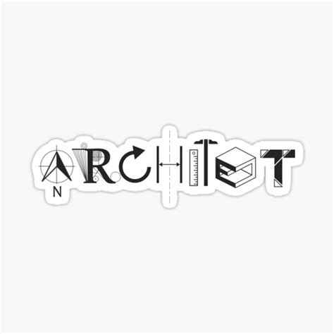 Pegatinas Architect Architecture Logo Architecture Icons